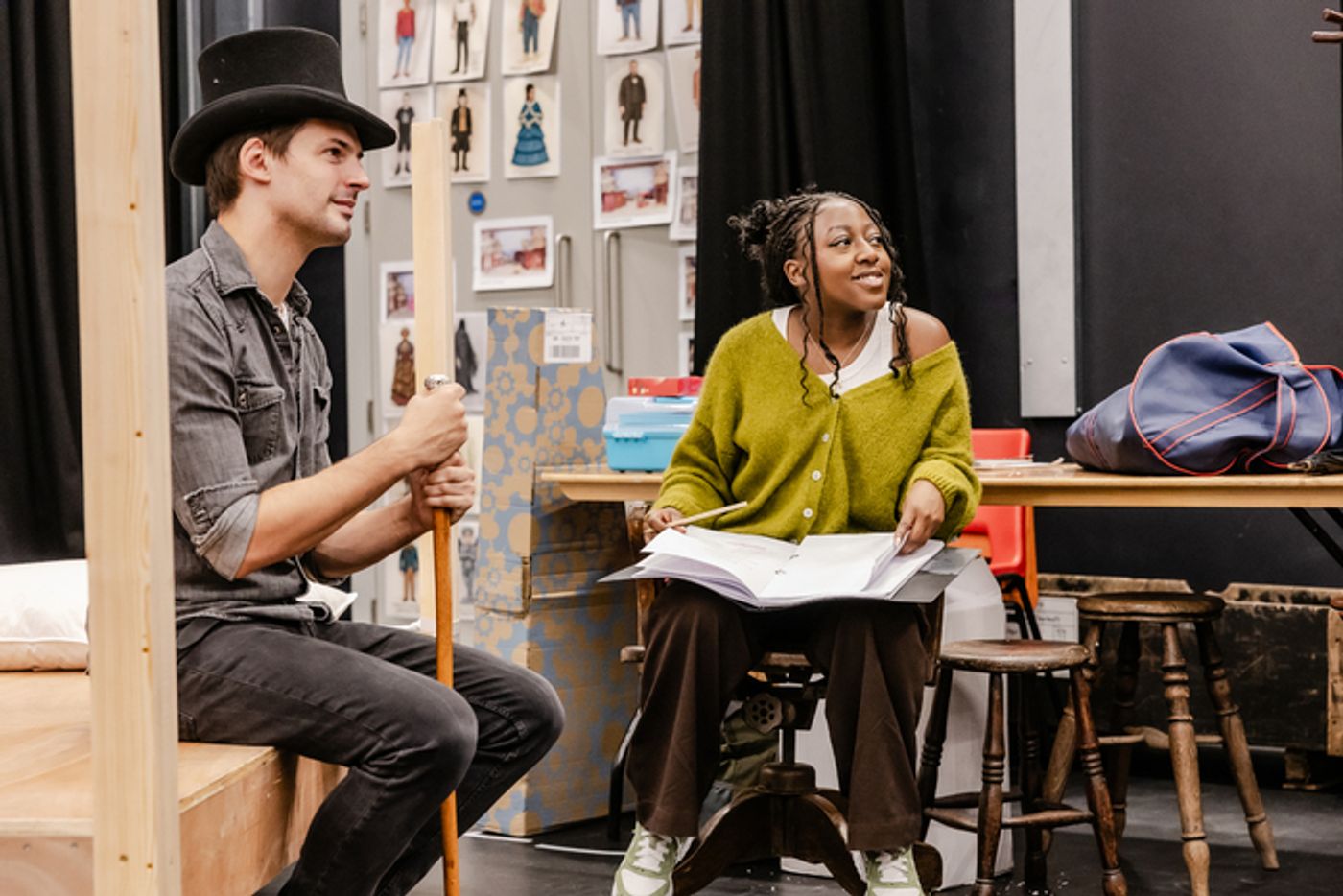 Photos: A CHRISTMAS CAROL GOES WRONG Cast in Rehearsals  Image