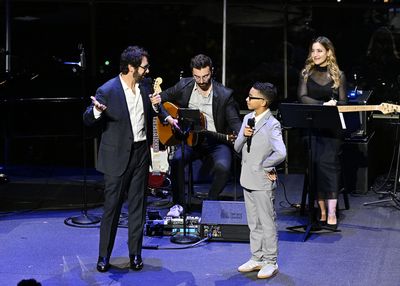 Josh Groban and Carmelo Rios  Photo