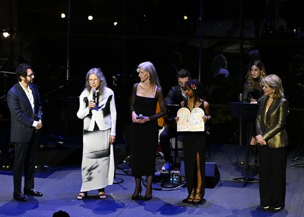 Josh Groban, Ivy Ross, Susan Magsamen and Renée Fleming  Photo