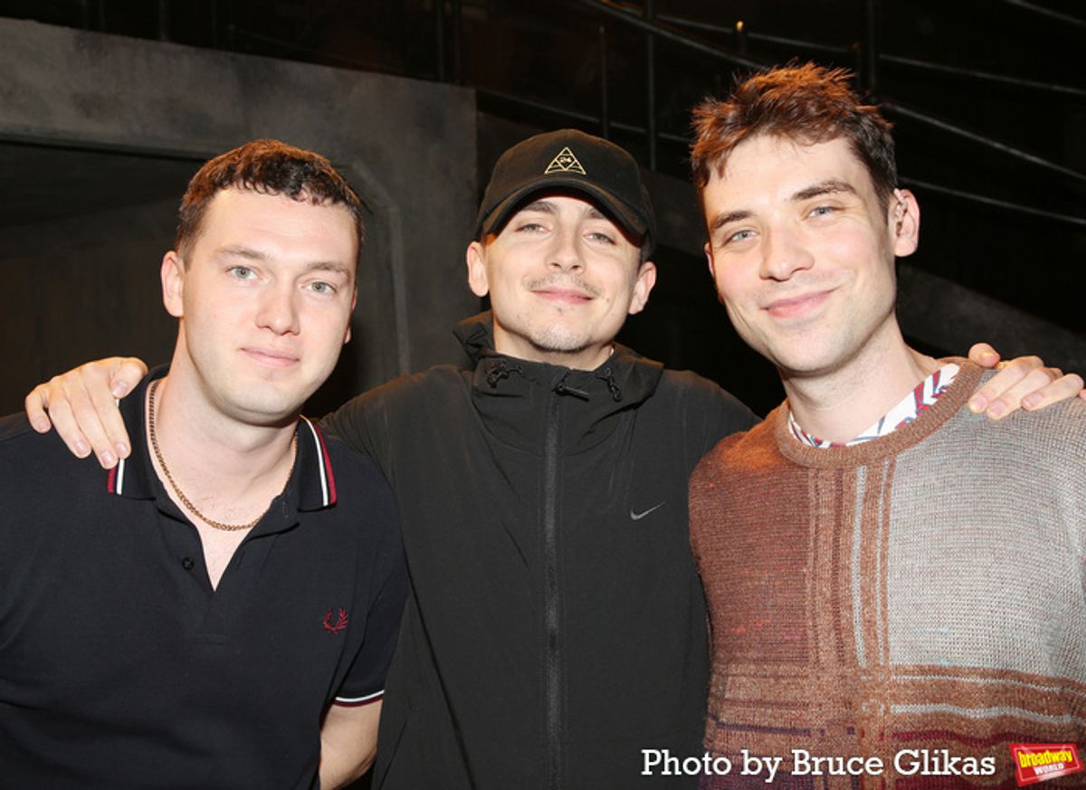 Will Harrison, Timothée Chalamet and Cody Kostro at 