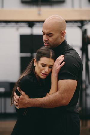 Lea Michele and Nicholas Christopher Photo