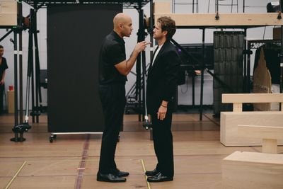 Nicholas Christopher and Aaron Tveit Photo