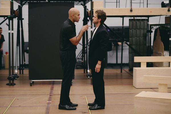 Nicholas Christopher and Aaron Tveit Photo