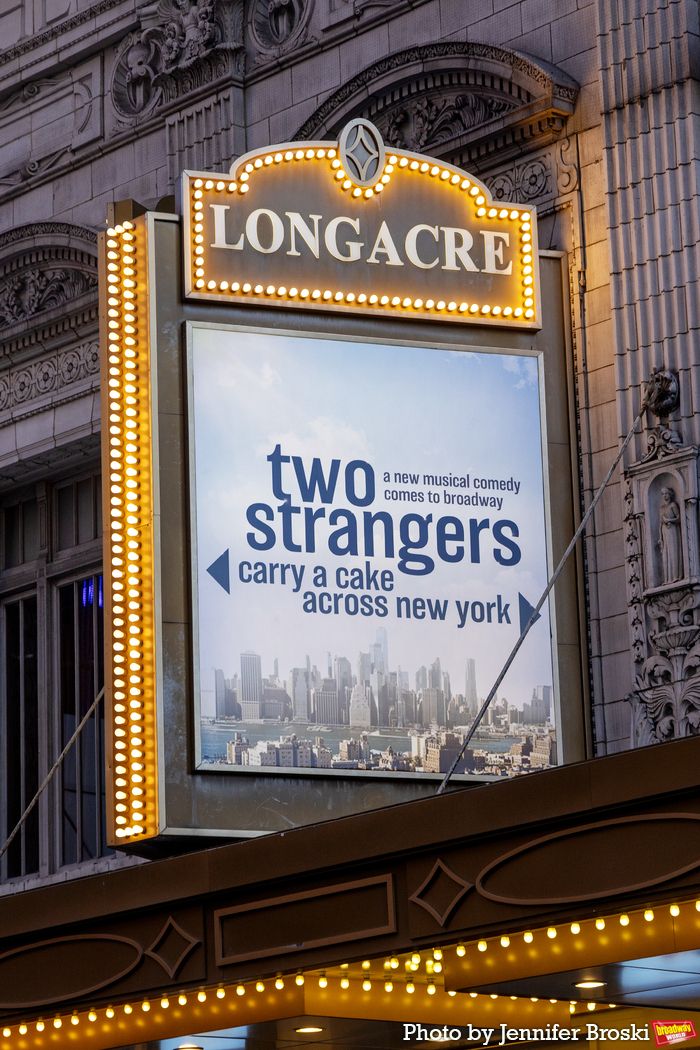 Up on the Marquee: TWO STRANGERS (CARRY A CAKE ACROSS NEW YORK) Image