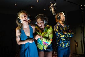 Claire DeJean, Emilie Kouatchou, and Denver Milord @ BroadwayWorld Claire DeJean, Emilie Kouatchou, and Denver Milord Photo