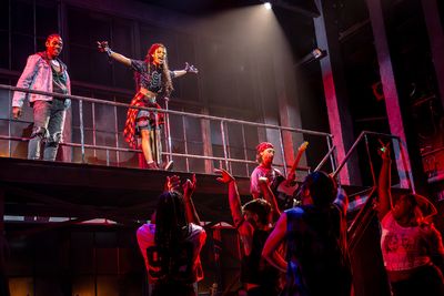 Aaron James McKenzie, Alysia Velez and Billy Rude. (L-R, front) Jarais Musgrove, Chri Photo