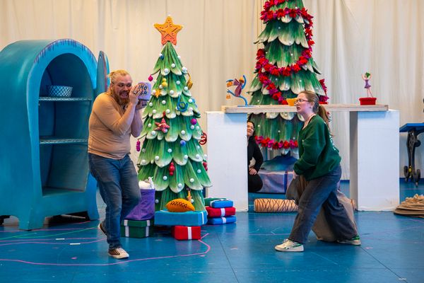 Dr. Seuss's How the Grinch Stole Christmas! in rehearsal at Children's Theatre Compan Photo