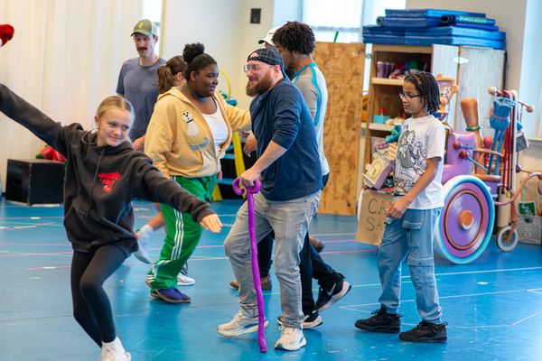 Dr. Seuss's How the Grinch Stole Christmas! in rehearsal at Children's Theatre Compan Photo