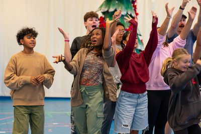 Dr. Seuss's How the Grinch Stole Christmas! in rehearsal at Children's Theatre Compan Photo