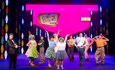 Garrett Clayton and Lexie Martin with the company of HAIRSPRAY Photo