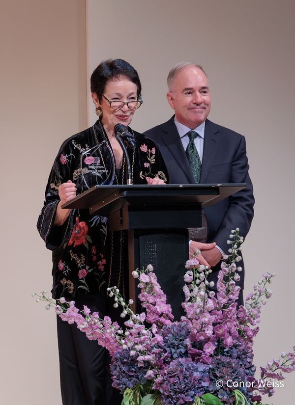 Lynn Ahrens & Stephen Flaherty. Photo credit: Conor Weiss Photo