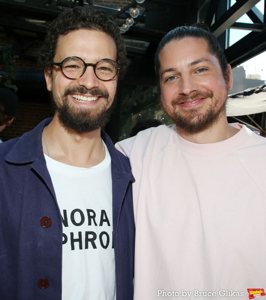 Photos: The Cast of TWO STRANGERS (CARRY A CAKE ACROSS NEW YORK) Meet the Press  Image