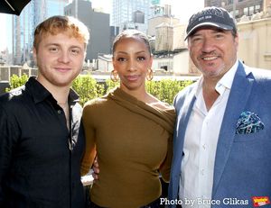 Sam Tutty, Christiani Pitts and Producer Kevin McCollum @ BroadwayWorld Sam Tutty, Christiani Pitts and Producer Kevin McCollum Photo
