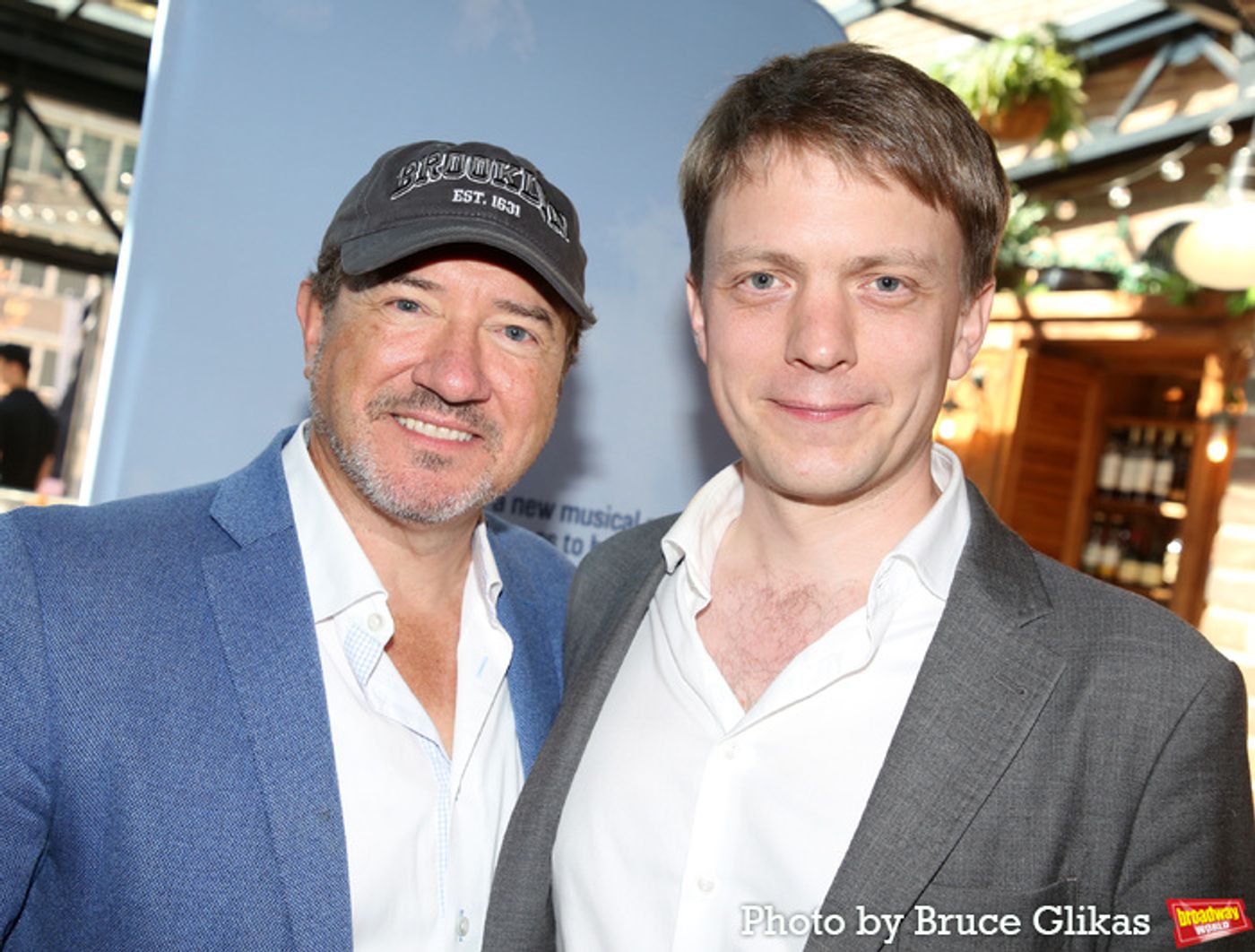 Photos: The Cast of TWO STRANGERS (CARRY A CAKE ACROSS NEW YORK) Meet the Press  Image