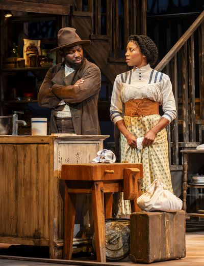 Nija Okoro and Brandon Gill  Photo by Craig Schwartz Photo