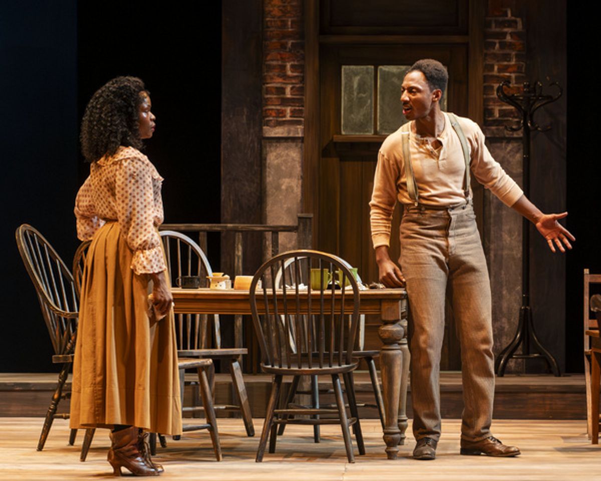 Nija Okoro and Brandon Gill  Photo by Craig Schwartz at 