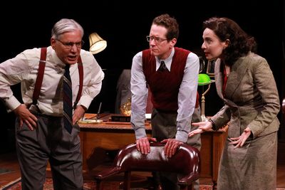 Willy Falk, Matt Caplan, Helen Laser Photo