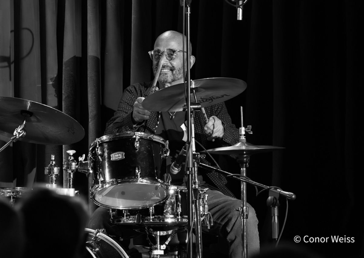 Ray Marchica on drums. Photo credit: Conor Weiss at 