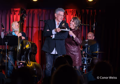 Susie Mosher and Michael Orland. Photo credit: Conor Weiss Photo