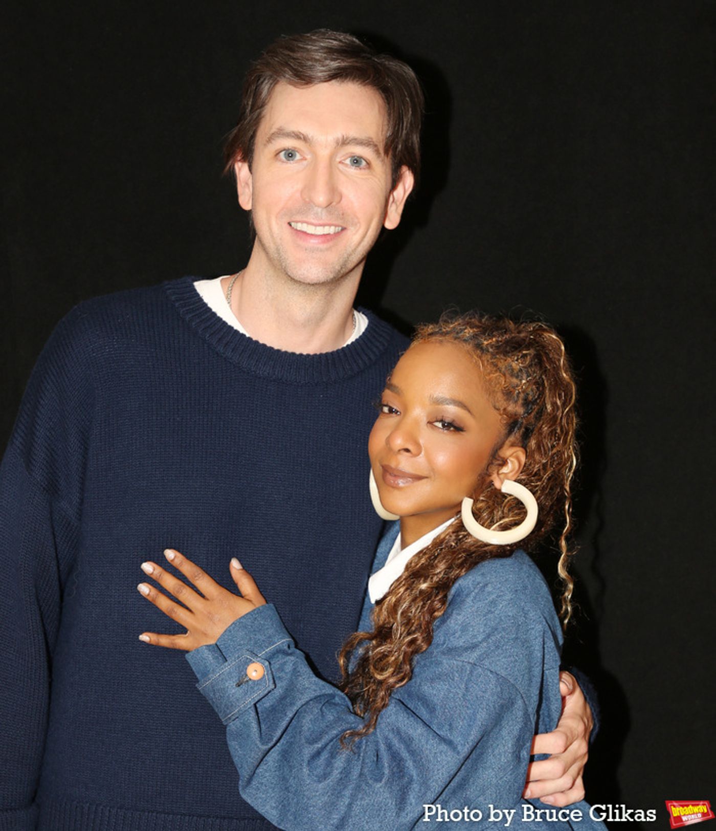 Photos: GRUESOME PLAYGROUND INJURIES' Nicholas Braun and Kara Young Meet the Press  Image