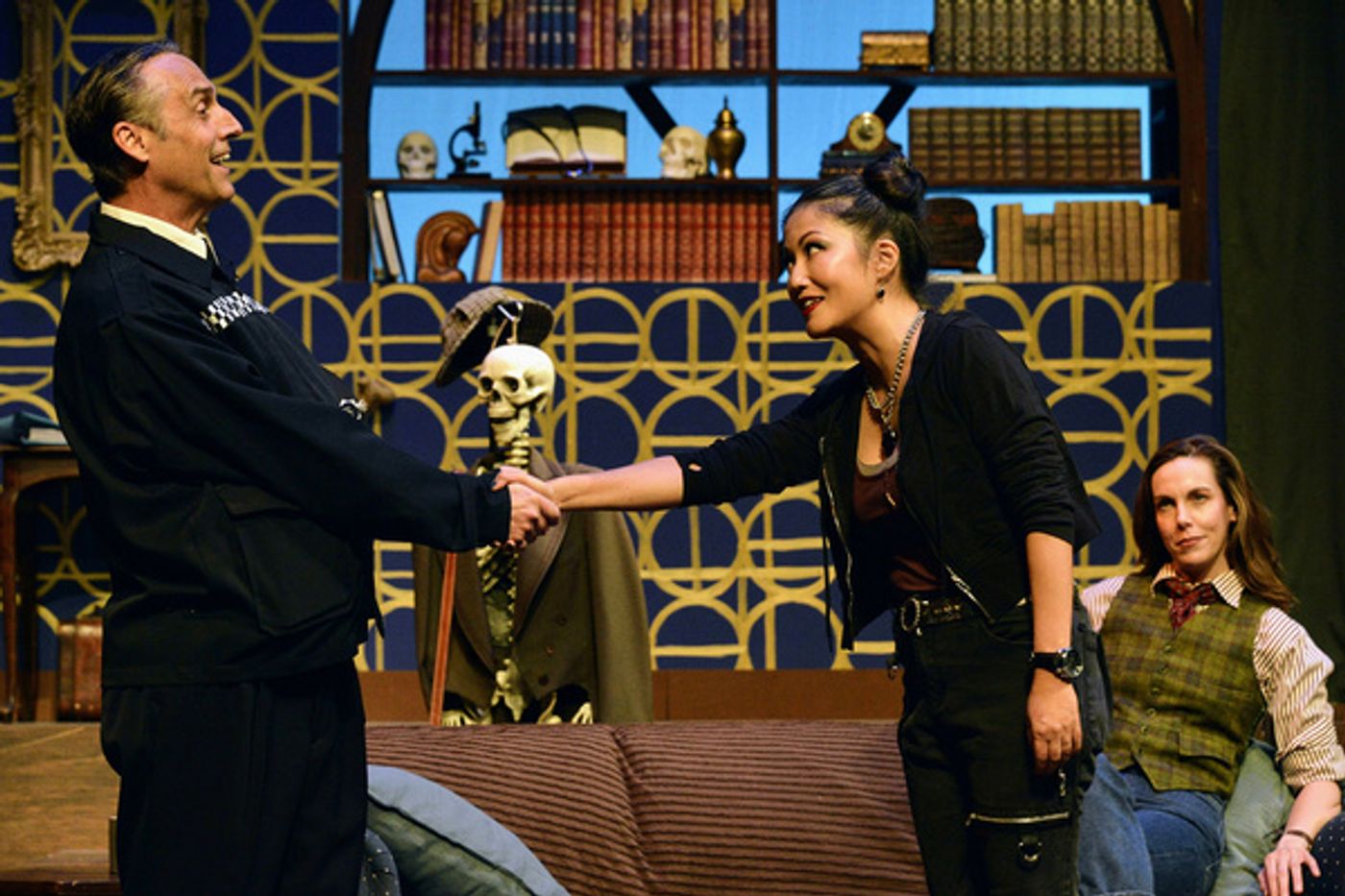 Photos: MS. HOLMES & MS. WATSON–APT. 2B Opens At International City Theatre Photos: MS. HOLMES & MS. WATSON–APT. 2B Opens At International City Theatre Image