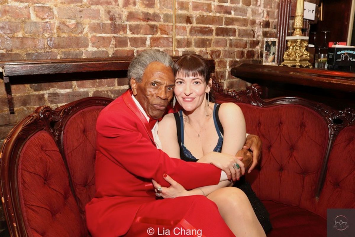 Andre De Shields and Hannah Beck at 