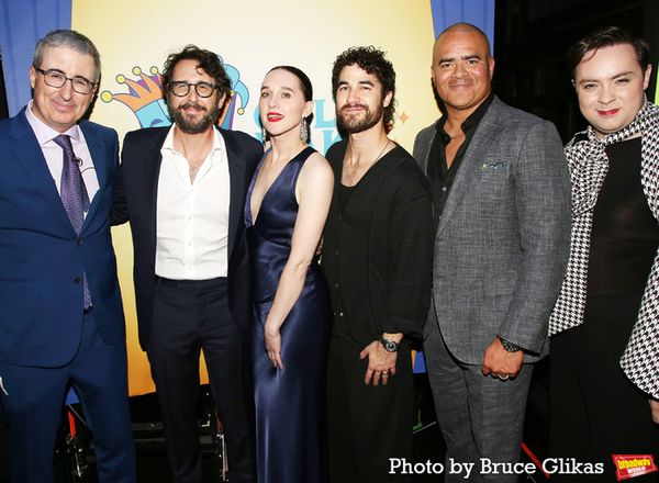 John Oliver, Josh Groban, Lena Hall, Darren Criss, Chris Jackson and Jak Malone  Photo