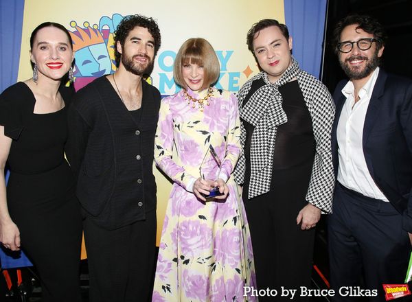 Lena Hall, Darren Criss, Honoree Dame Anna Wintour, Jak Malone and Josh Groban  Photo