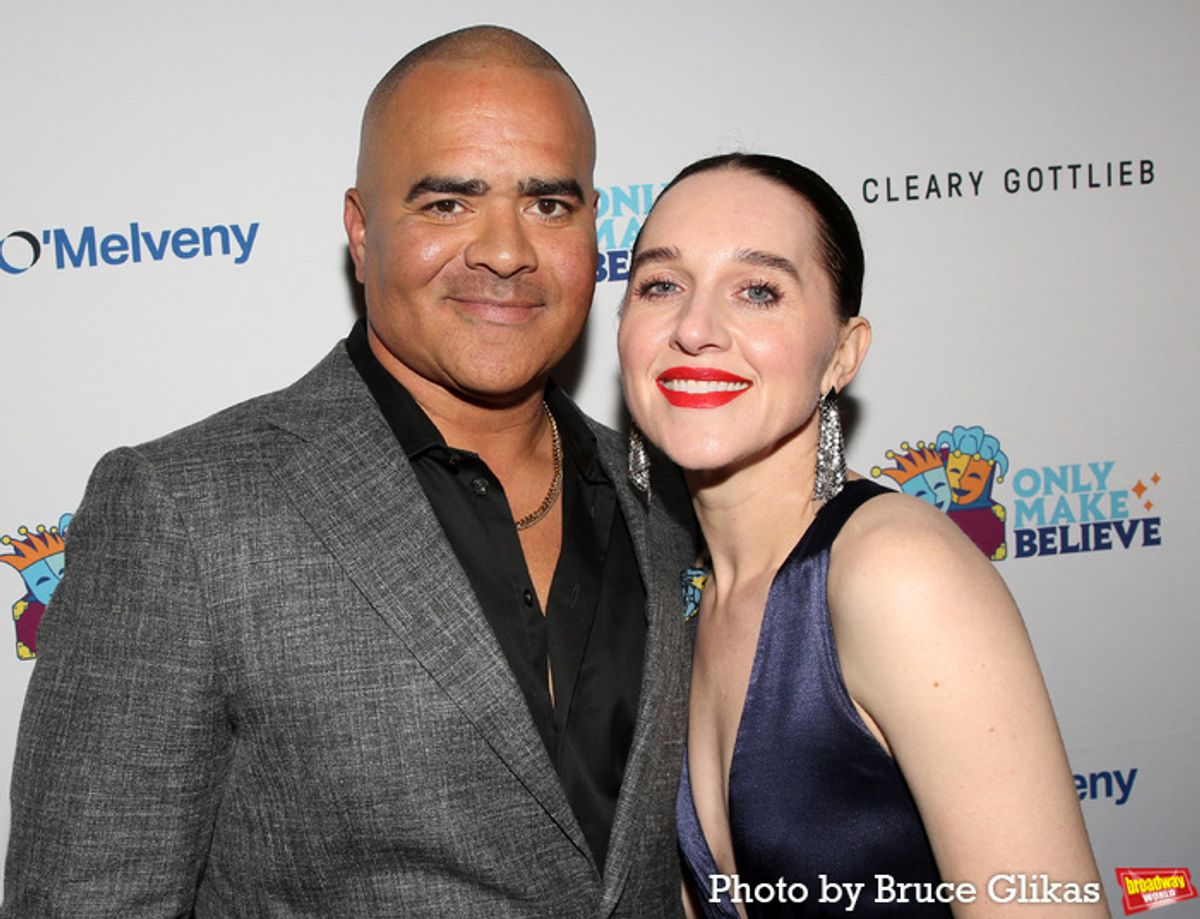 Chris Jackson and Lena Hall at 