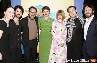 Lena Hall, Darren Criss, Sam Gold, Amy Herzog, Honoree Dame Anna Wintour, Jak Malone  Photo