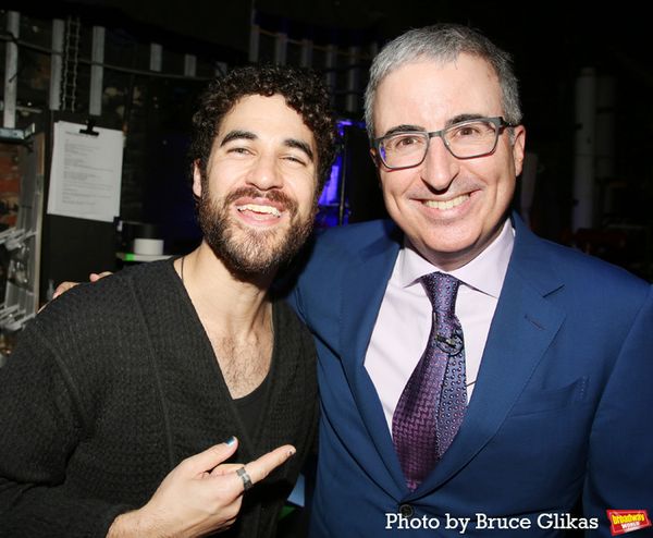 Darren Criss and John Oliver Photo