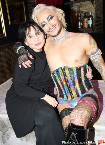 Joan Grande and Frankie Grande Photo