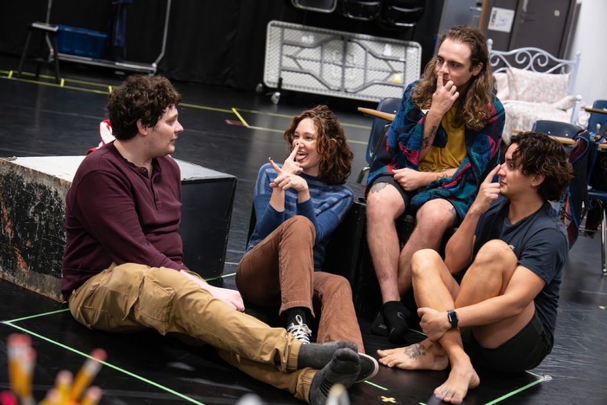 Jamie Sanders, Andrea Lopez Alvarez, Christopher Dyland White, and Greg Cuellar  at 