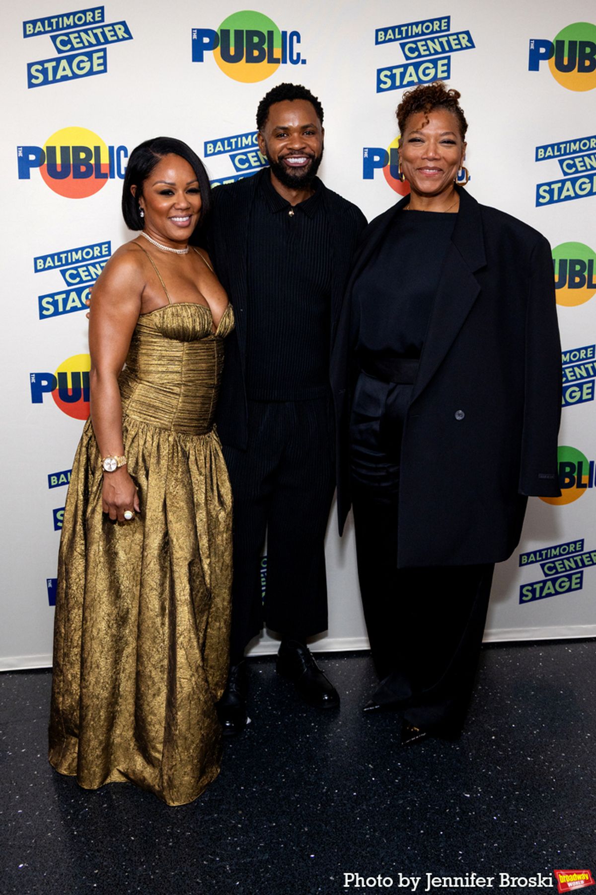 Eboni Nichols, Stevie Walker-Webb, Queen Latifah at 