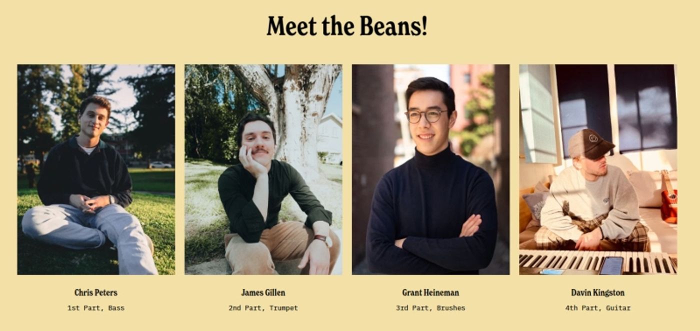 Interview: The Gentlemen of THE BEAN TONES LIVE! at Birdland  Image