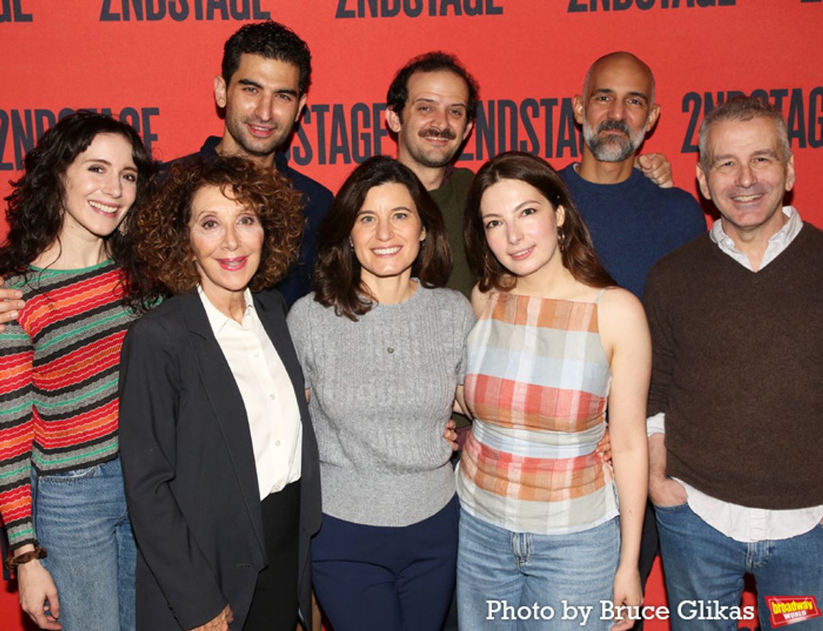 Playwright Talene Monahon, Andrea Martin, Raffi Barsoumian, Susan Pourfar, Will Brill, Tamara Sevunts, Nael Nacer and Director David Cromer at 