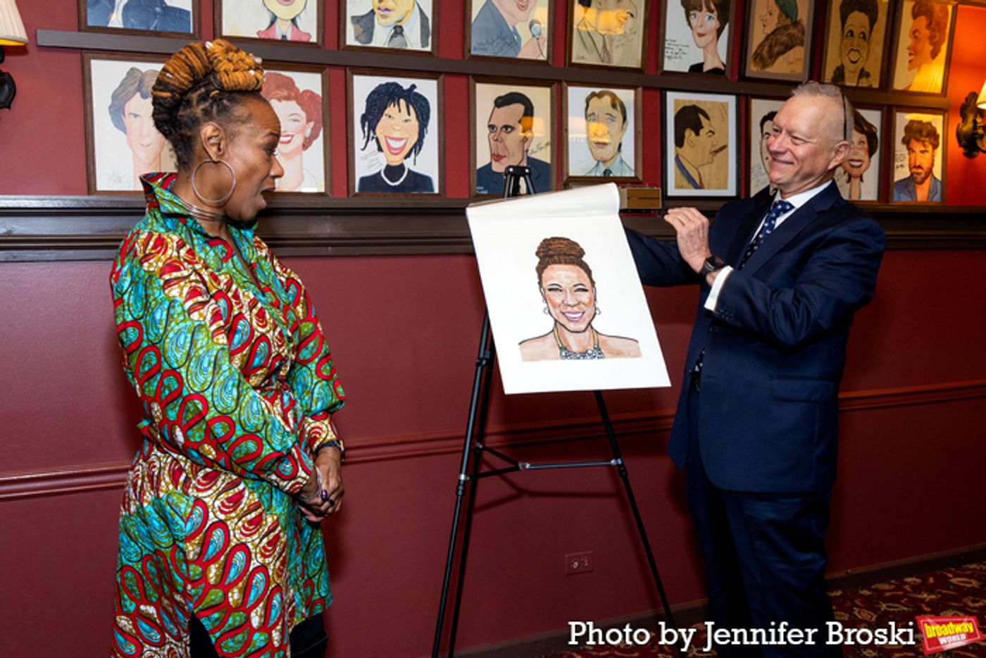 Photos: Kecia Lewis Unveils Sardi's Portarait  Image