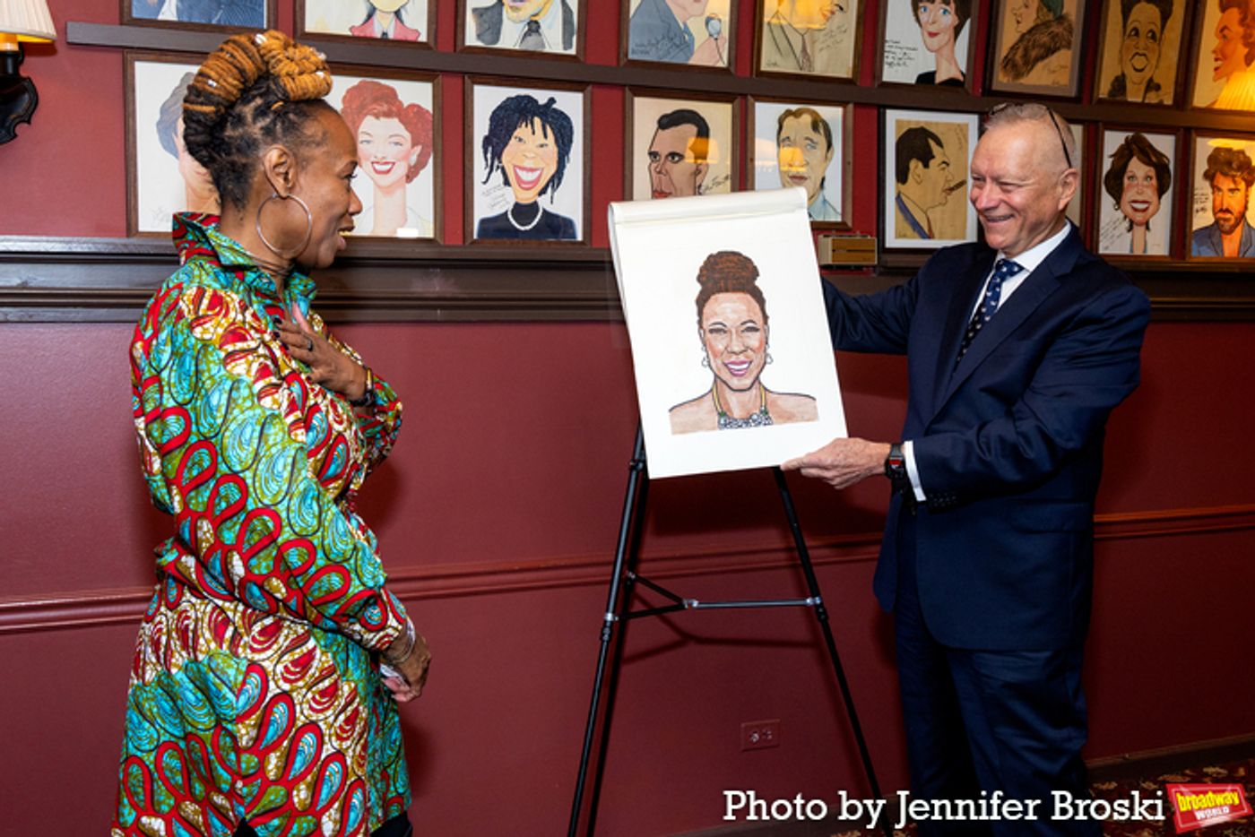 Photos: Kecia Lewis Unveils Sardi's Portarait  Image