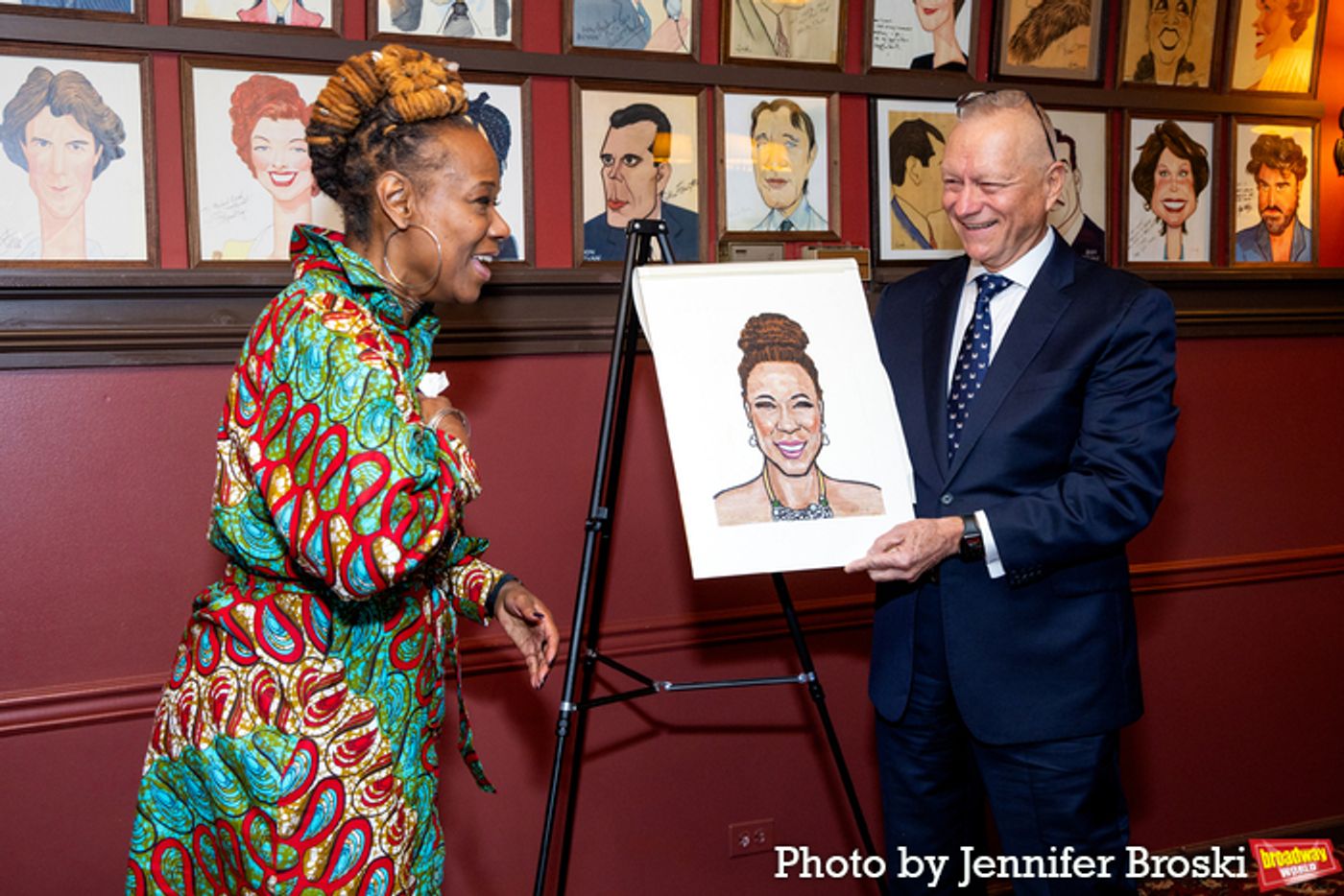 Photos: Kecia Lewis Unveils Sardi's Portarait  Image
