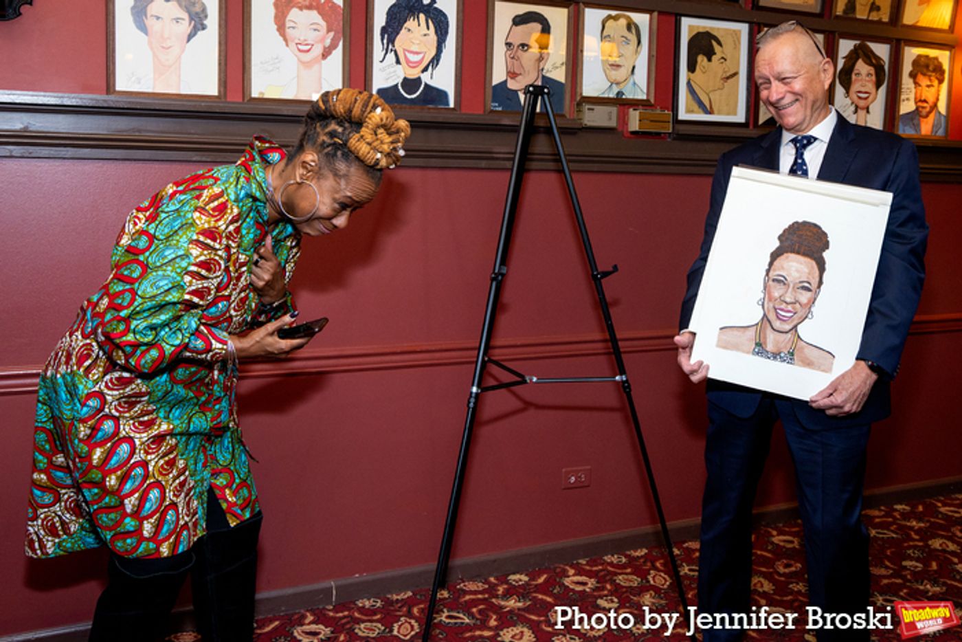 Photos: Kecia Lewis Unveils Sardi's Portarait  Image