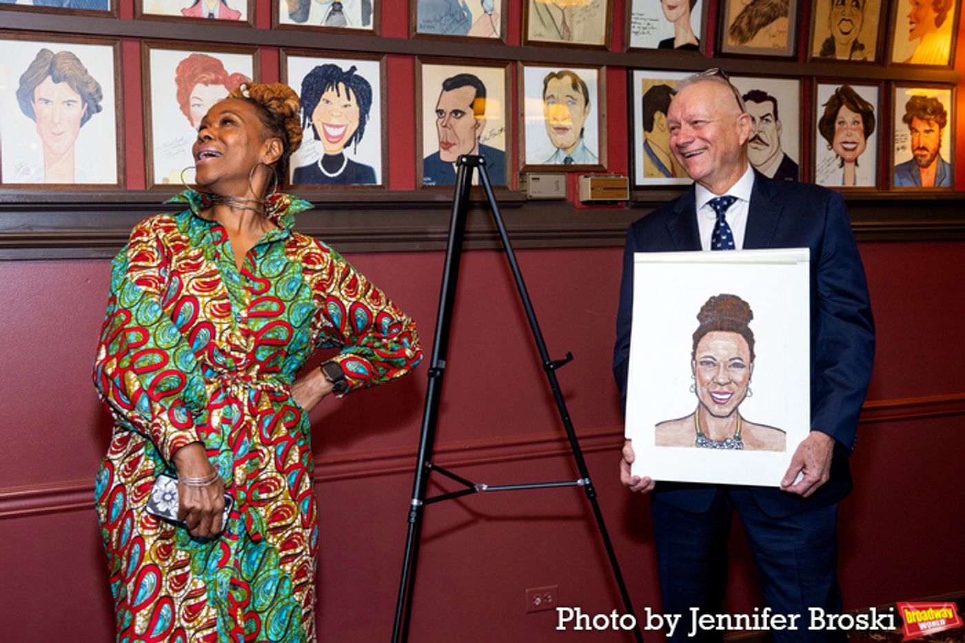 Photos: Kecia Lewis Unveils Sardi's Portarait  Image