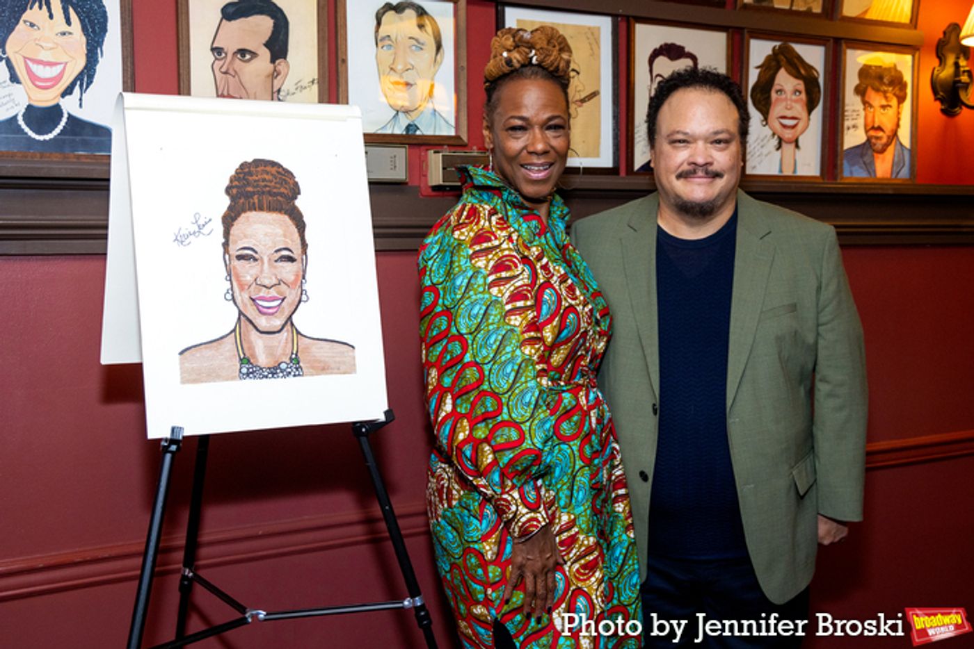 Photos: Kecia Lewis Unveils Sardi's Portarait  Image