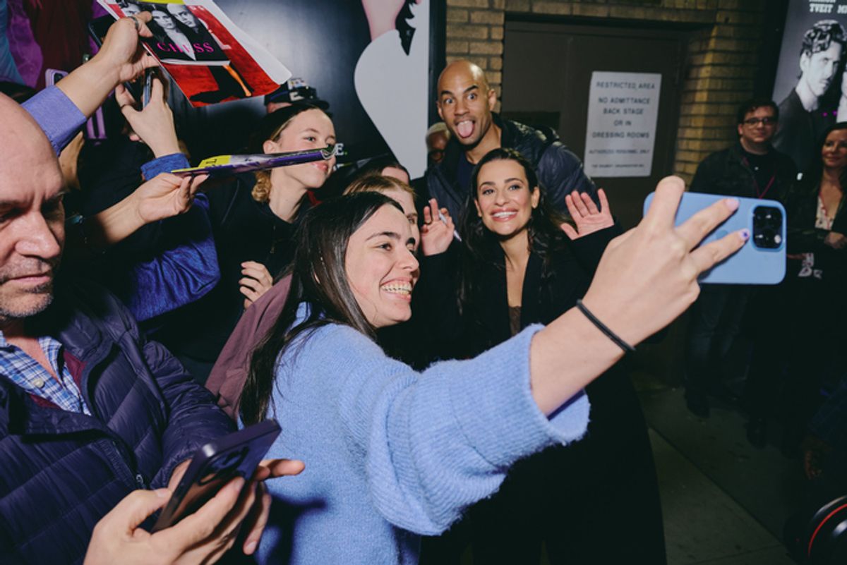 Lea Michele, Nicholas Christopher
 at 