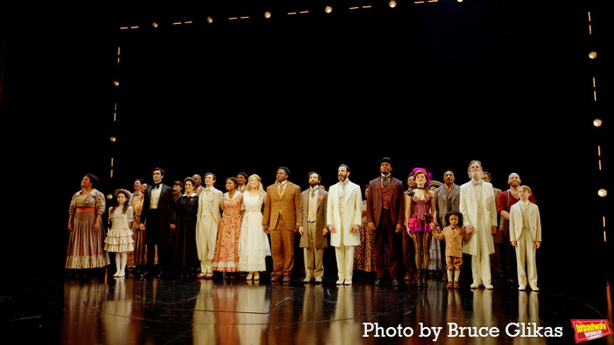 Joshua Henry, Caissie Levy, Brandon Uranowitz, Nichelle Lewis, Shaina Taub and The Cast of 'Ragtime' at 
