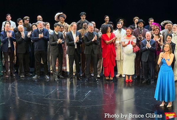 Composer Stephen Flaherty, Lyricist Lynn Ahrens, Director Lear deBessonet and The Com Photo