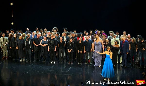 Composer Stephen Flaherty, Lyricist Lynn Ahrens, Director Lear deBessonet and The Com Photo