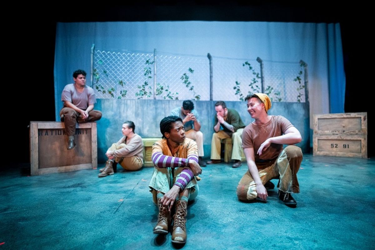 foreground L to R: MJ Handsome and Whit Baxter Bates; (background L to R) Izis Mollinedo*, Jennifer Mohr*, Matt Chester and Shane Richlen  at 