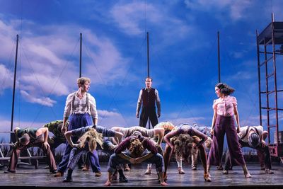 Zachary Keller, Connor Sullivan, Helen Krushinski, and the cast  Photo