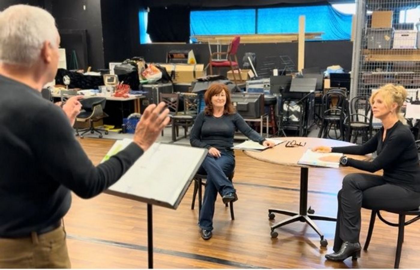 Exclusive Photos: Norm Lewis, Vicki Lewis, Sandy Bainum, And The Cast In Rehearsal For WOMAN OF THE YEAR In Concert Exclusive Photos: Norm Lewis, Vicki Lewis, Sandy Bainum, And The Cast In Rehearsal For WOMAN OF THE YEAR In Concert Image
