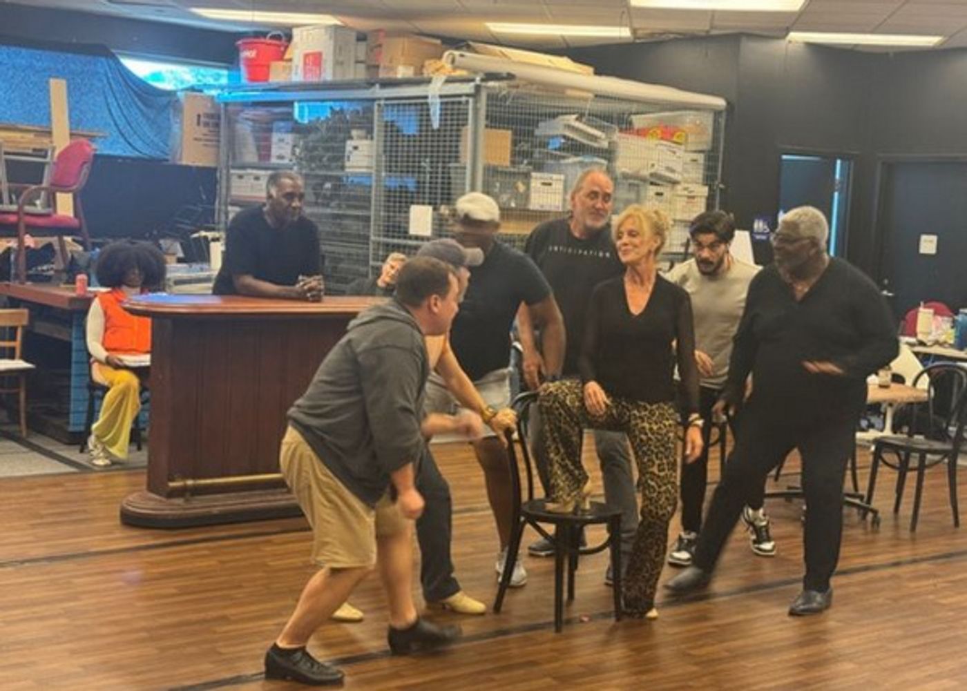 Exclusive Photos: Norm Lewis, Vicki Lewis, Sandy Bainum, And The Cast In Rehearsal For WOMAN OF THE YEAR In Concert Exclusive Photos: Norm Lewis, Vicki Lewis, Sandy Bainum, And The Cast In Rehearsal For WOMAN OF THE YEAR In Concert Image